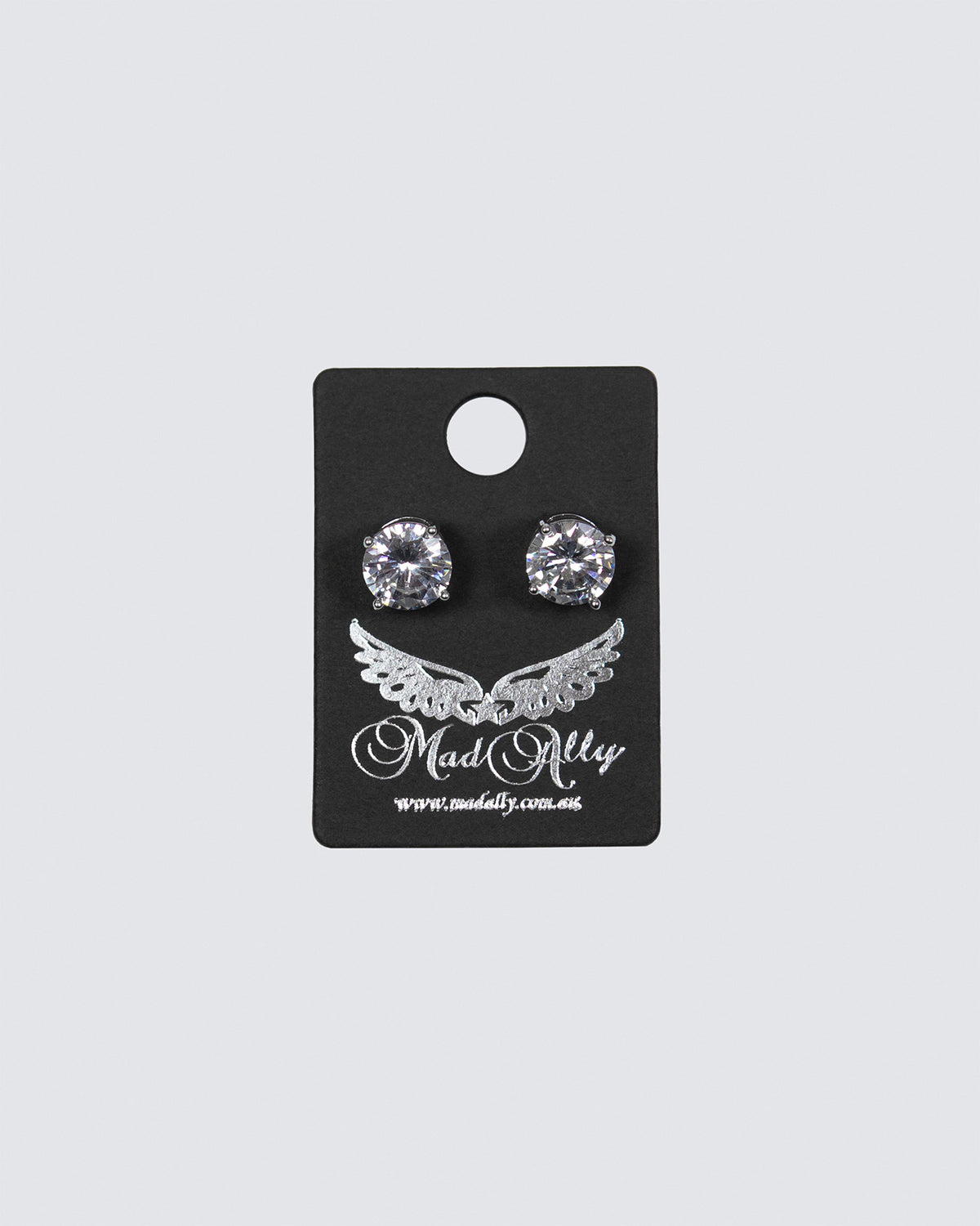 Round Diamante Earrings
