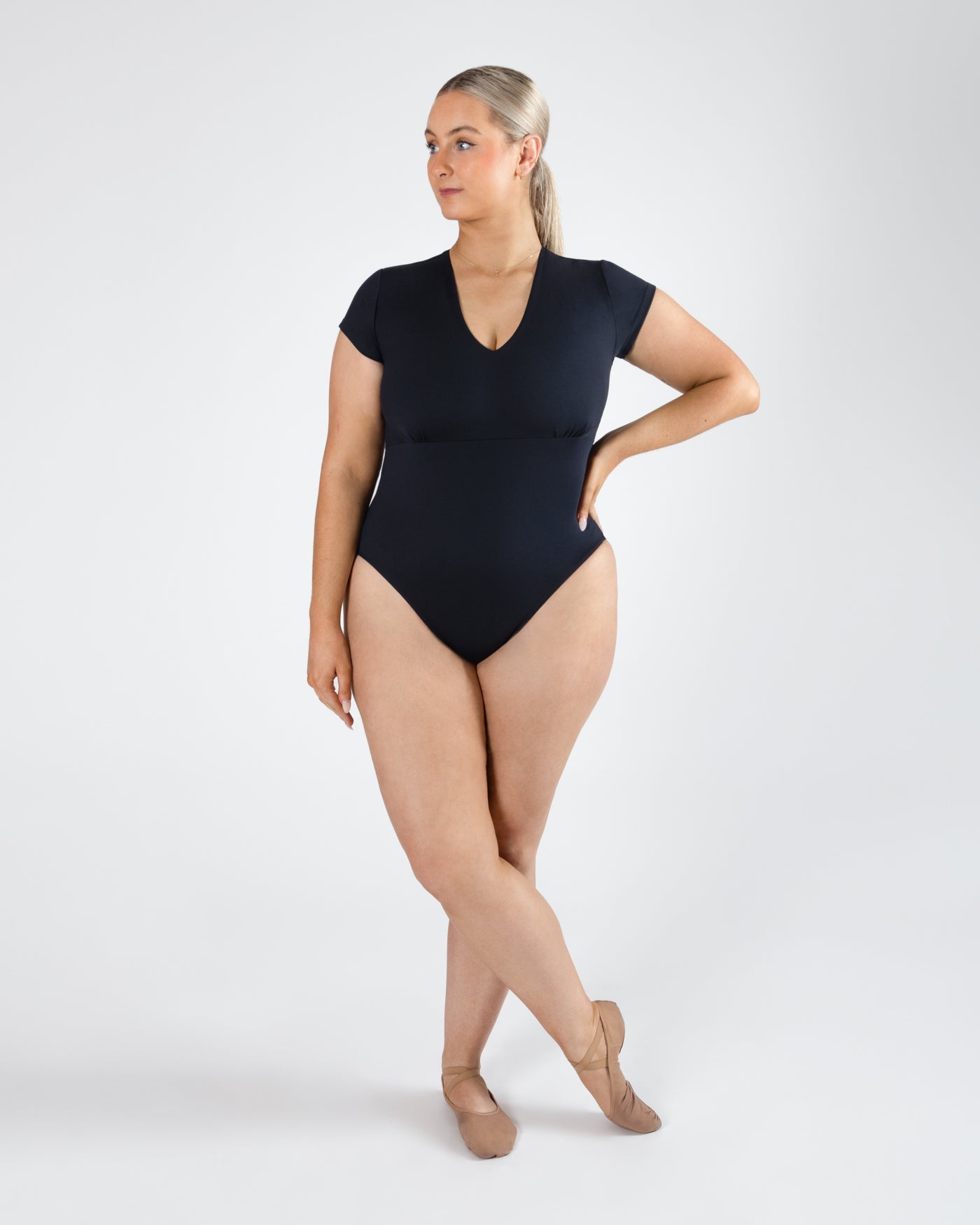 Kelly Cap Sleeve Leotard