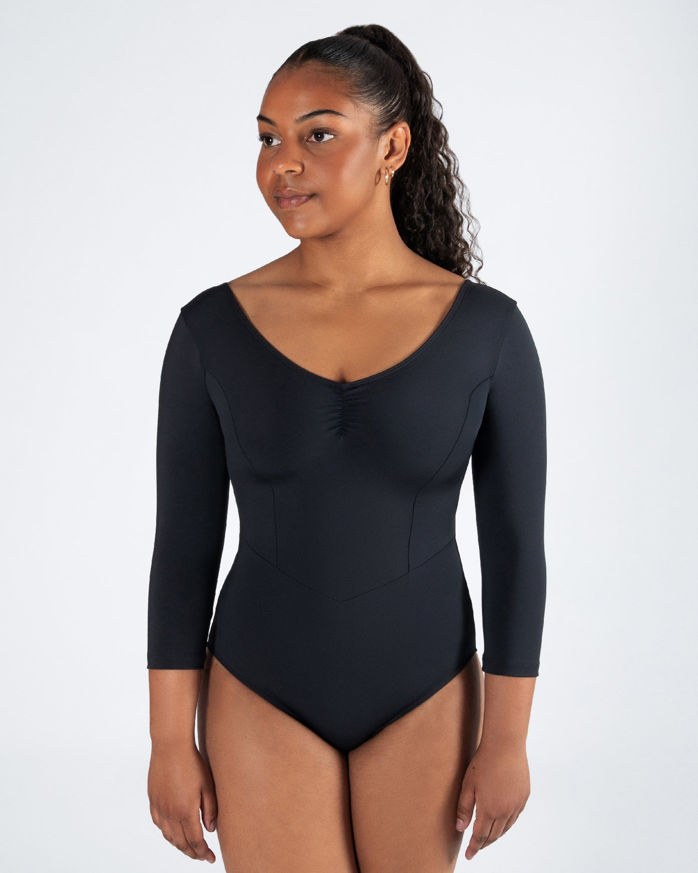 Veronica 3/4 Sleeve Leotard