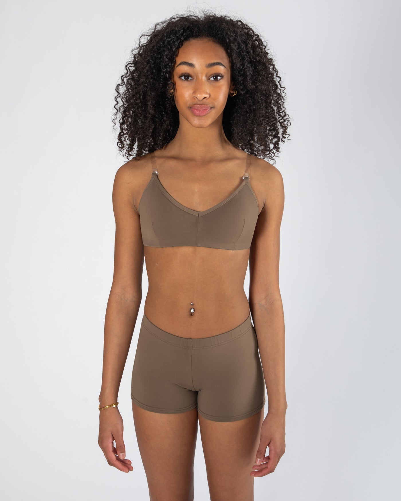 Clear Back Bra with Cups
