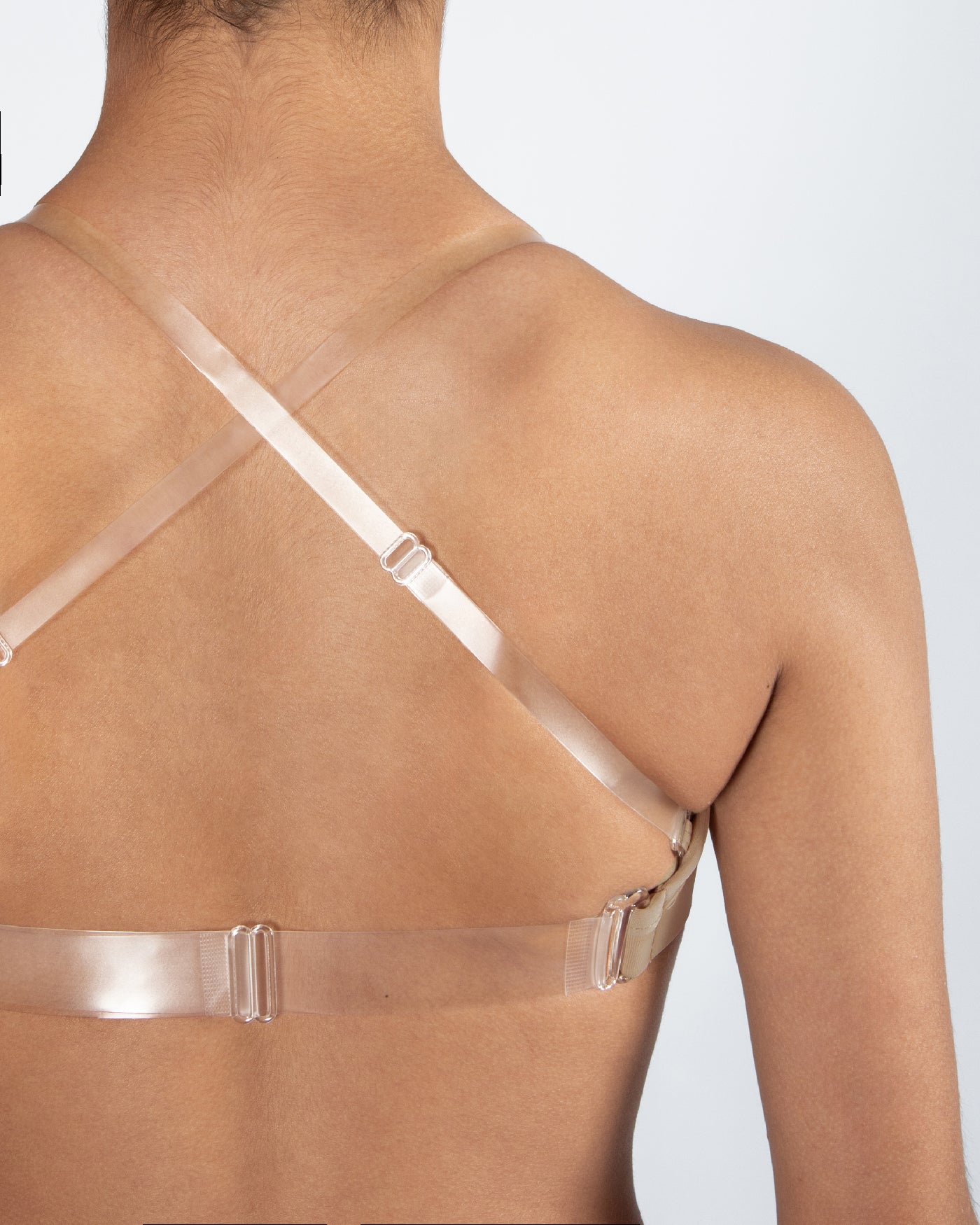 Clear Back Bra with Cups