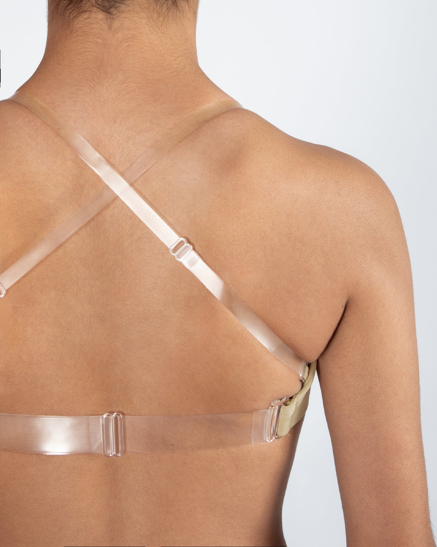 Clear Back Bra with Cups