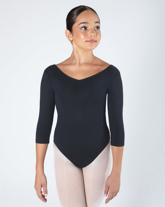 Veronica 3/4 Sleeve Leotard