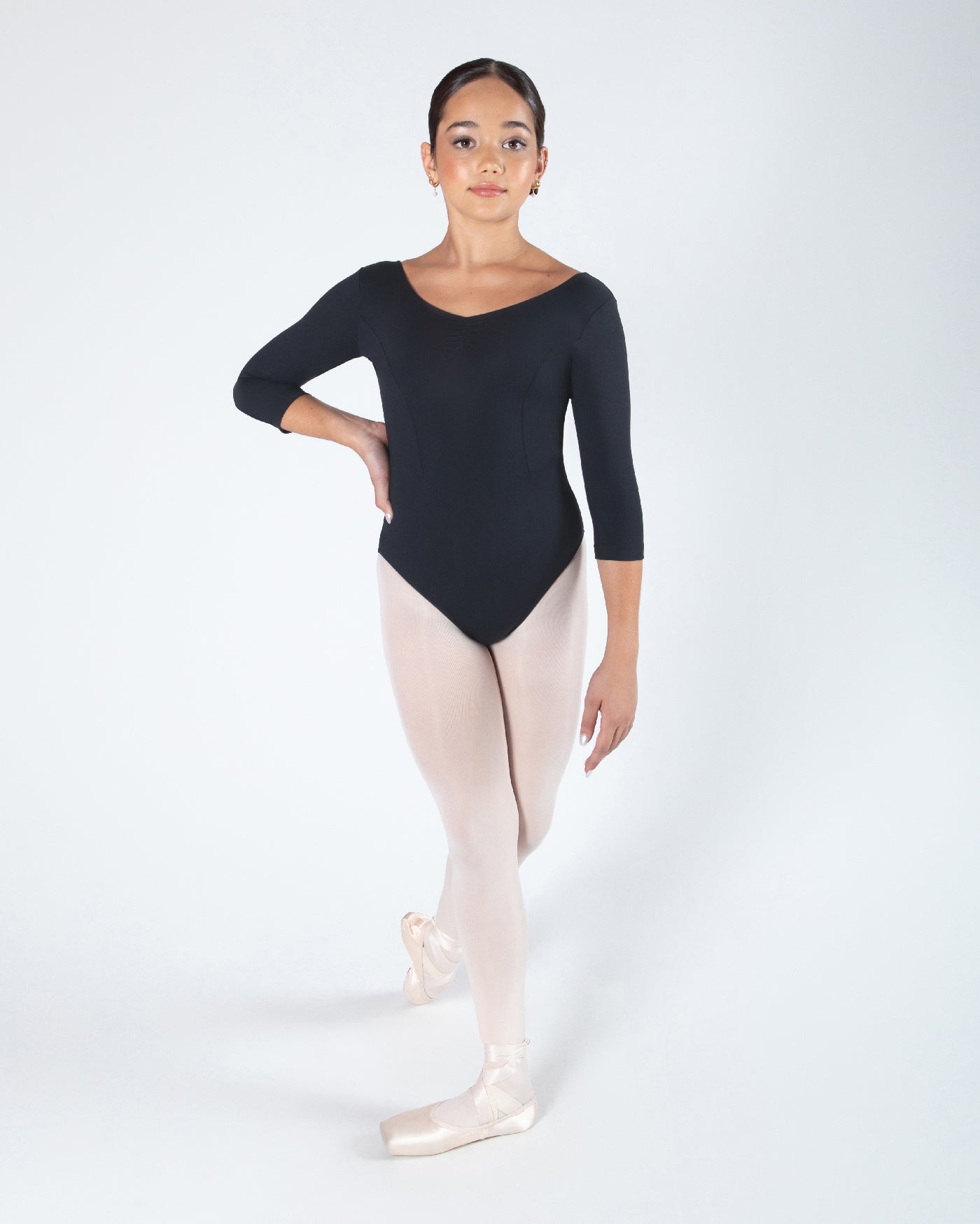 Veronica 3/4 Sleeve Leotard