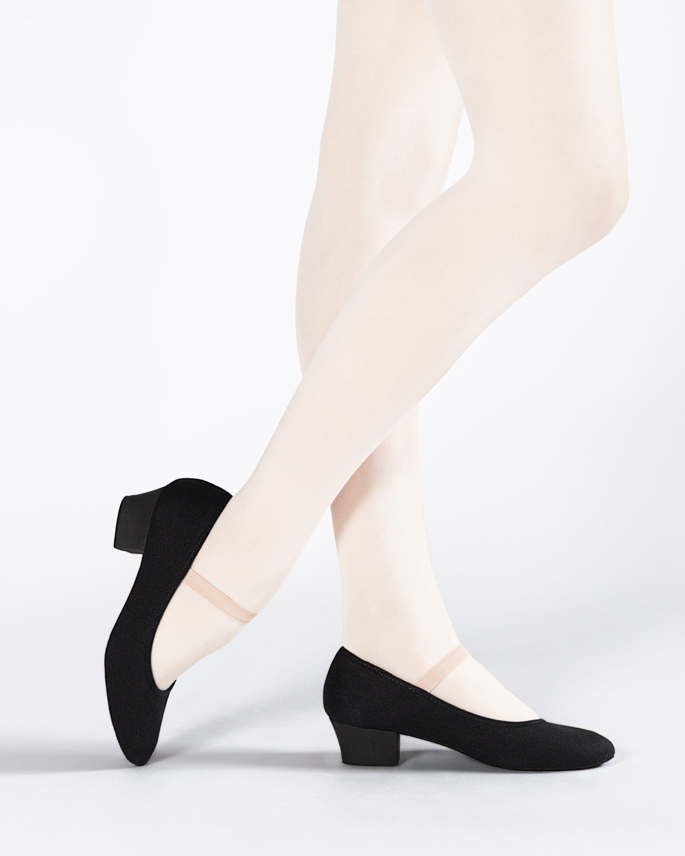 Canvas Character Shoe - Cuban Heel
