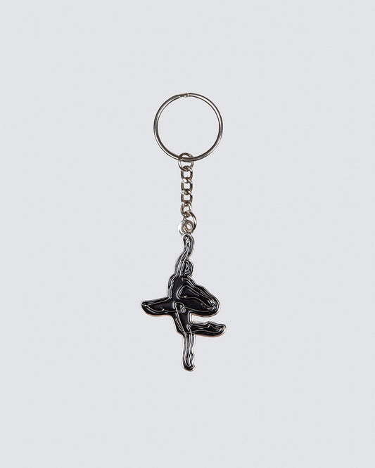 Ballerina Silhouette Key Ring