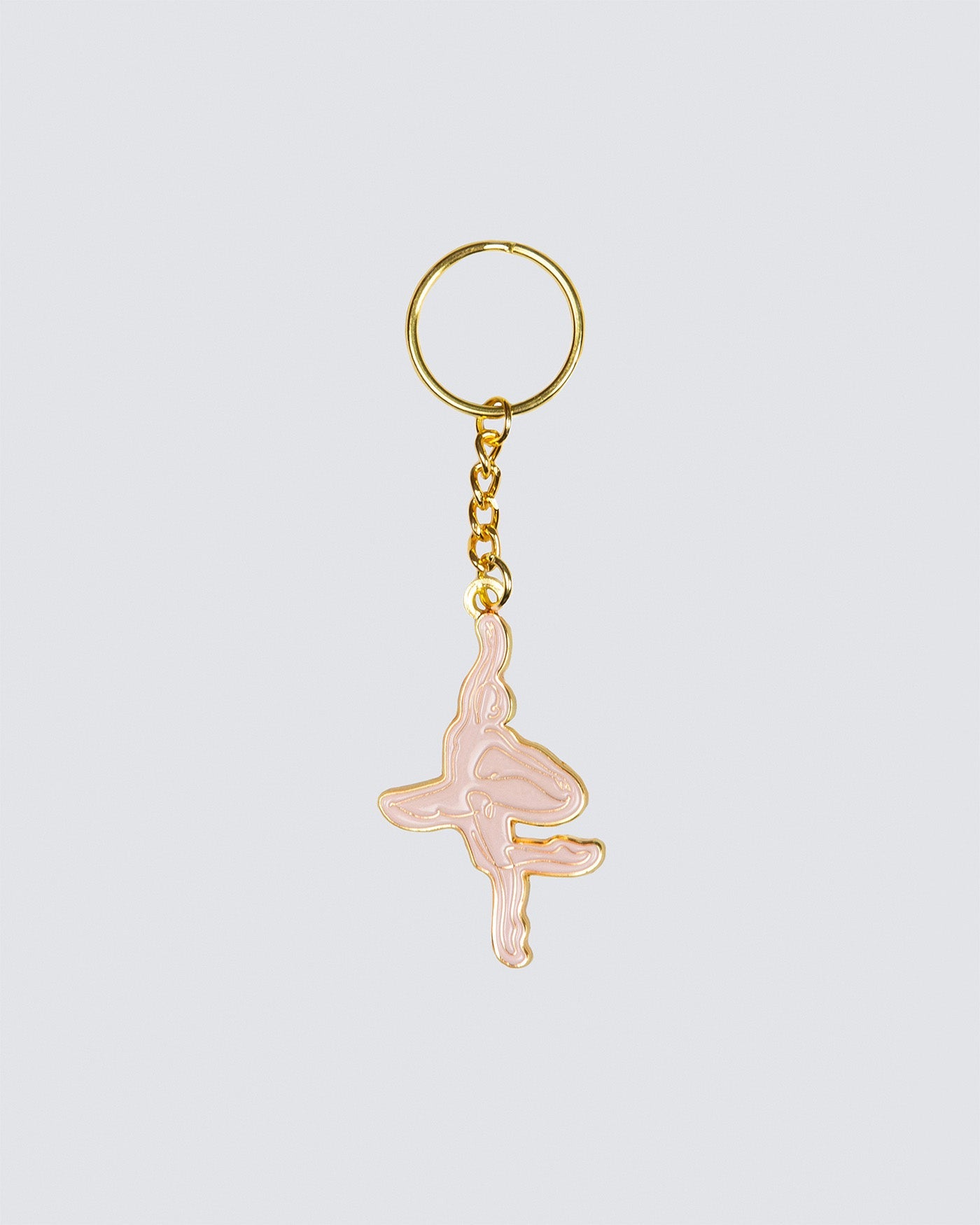 Ballerina Silhouette Key Ring