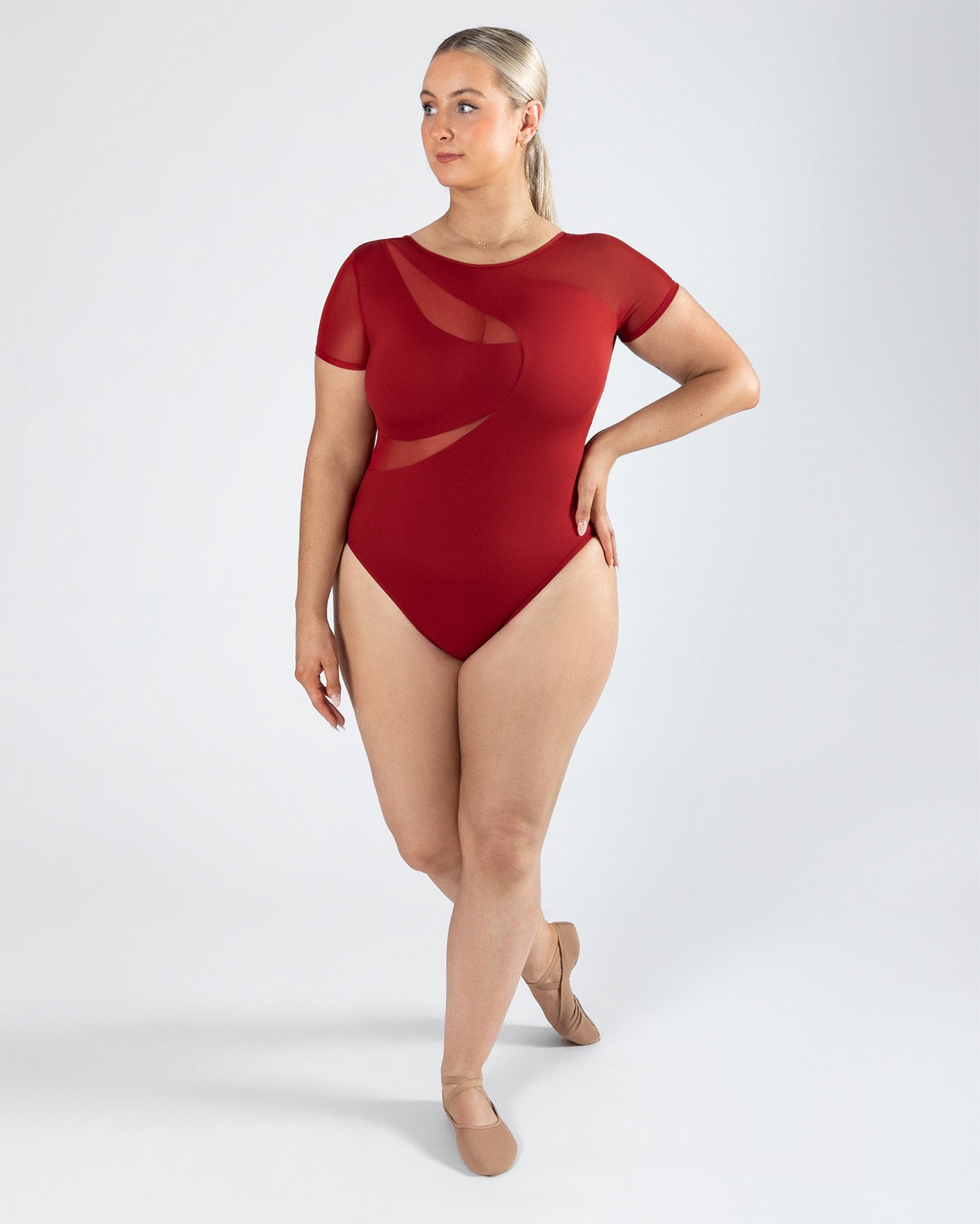 Delta Cap Sleeve Leotard