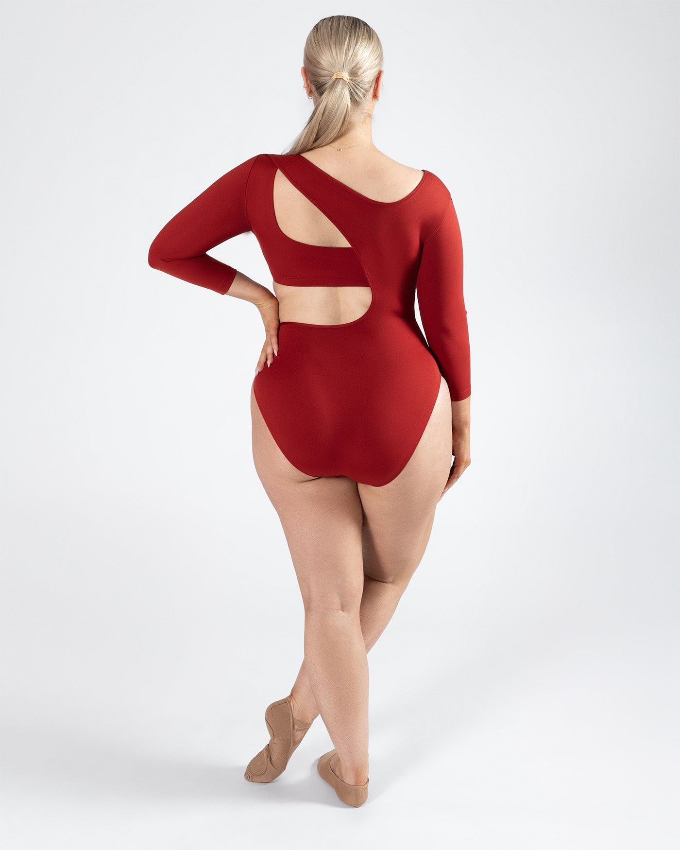 Xenia 3/4 Sleeve Leotard