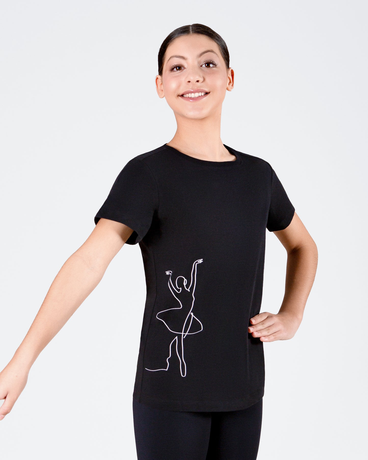 Dancer Parker Tee - Black