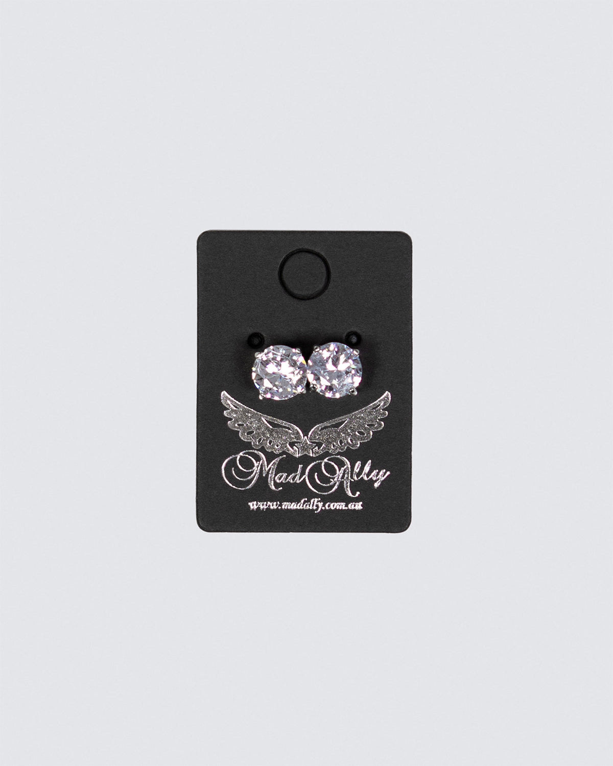 Round Diamante Earrings