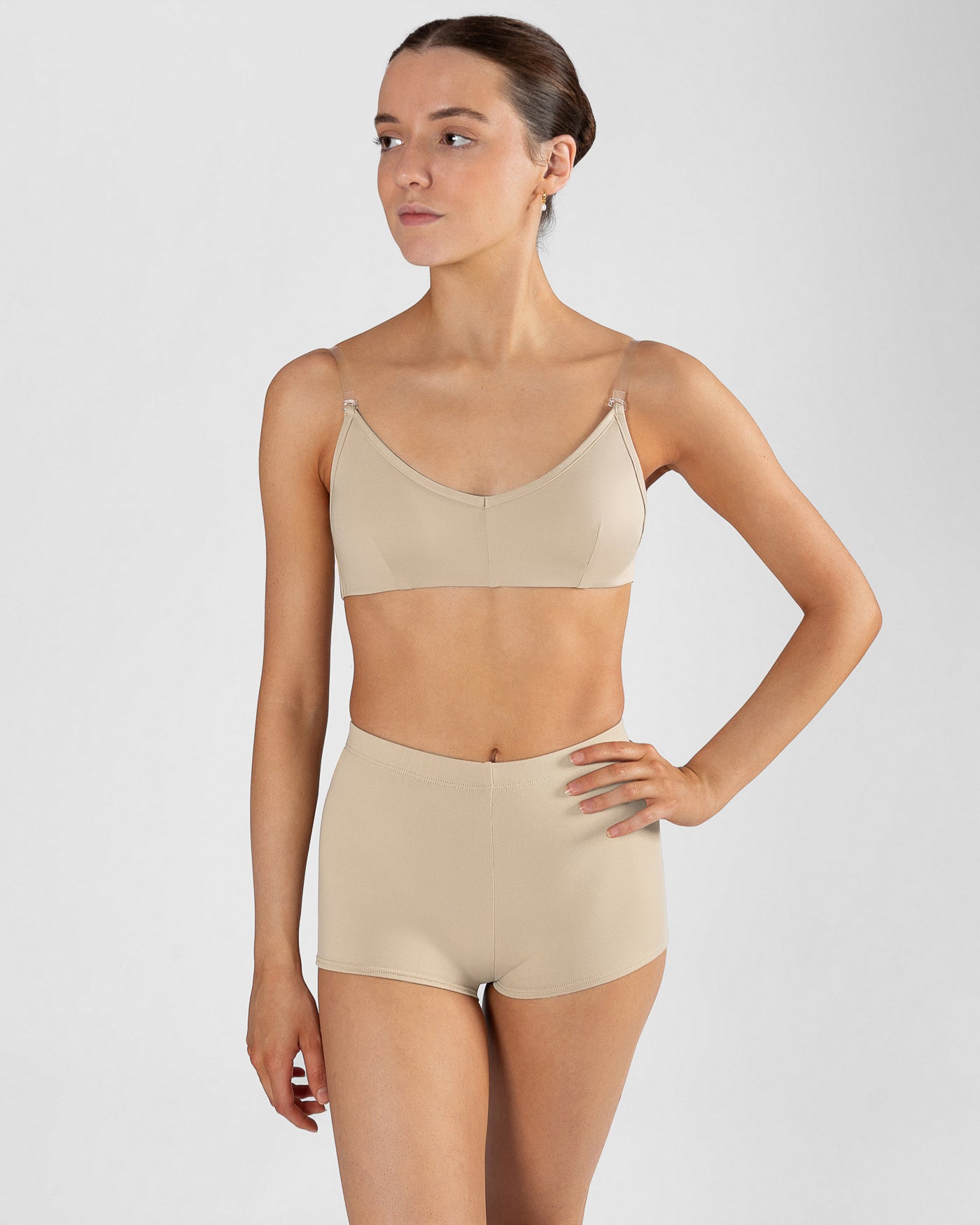 Clear Back Bra with Cups