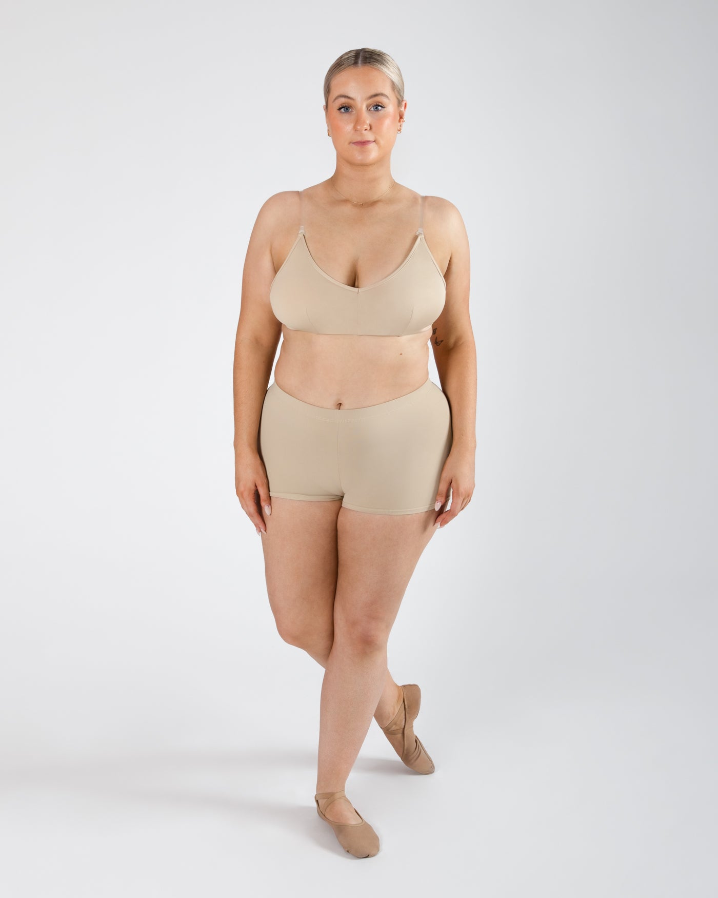 Clear Back Bra with Cups