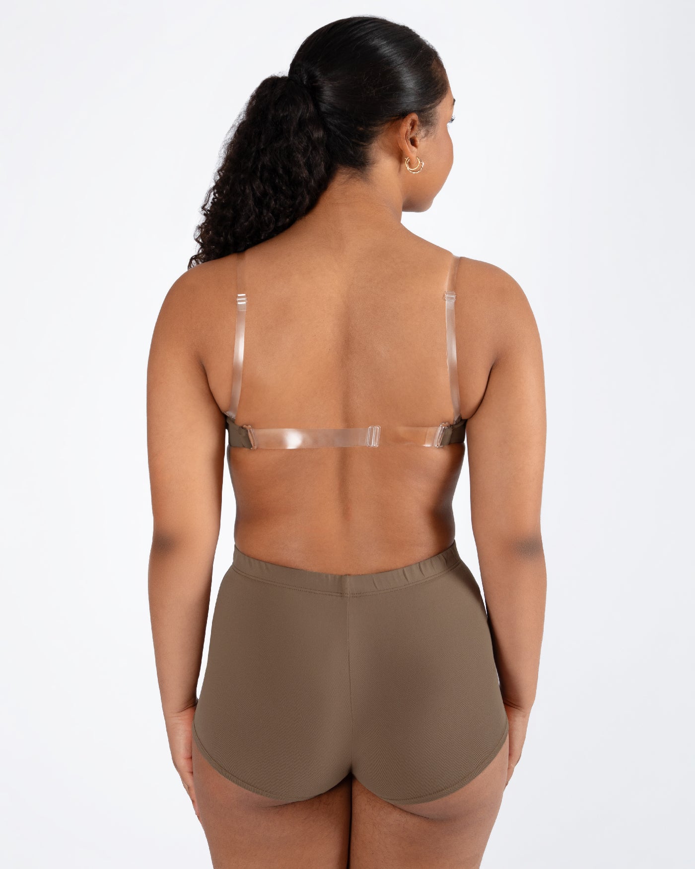 Clear Back Bra with Cups