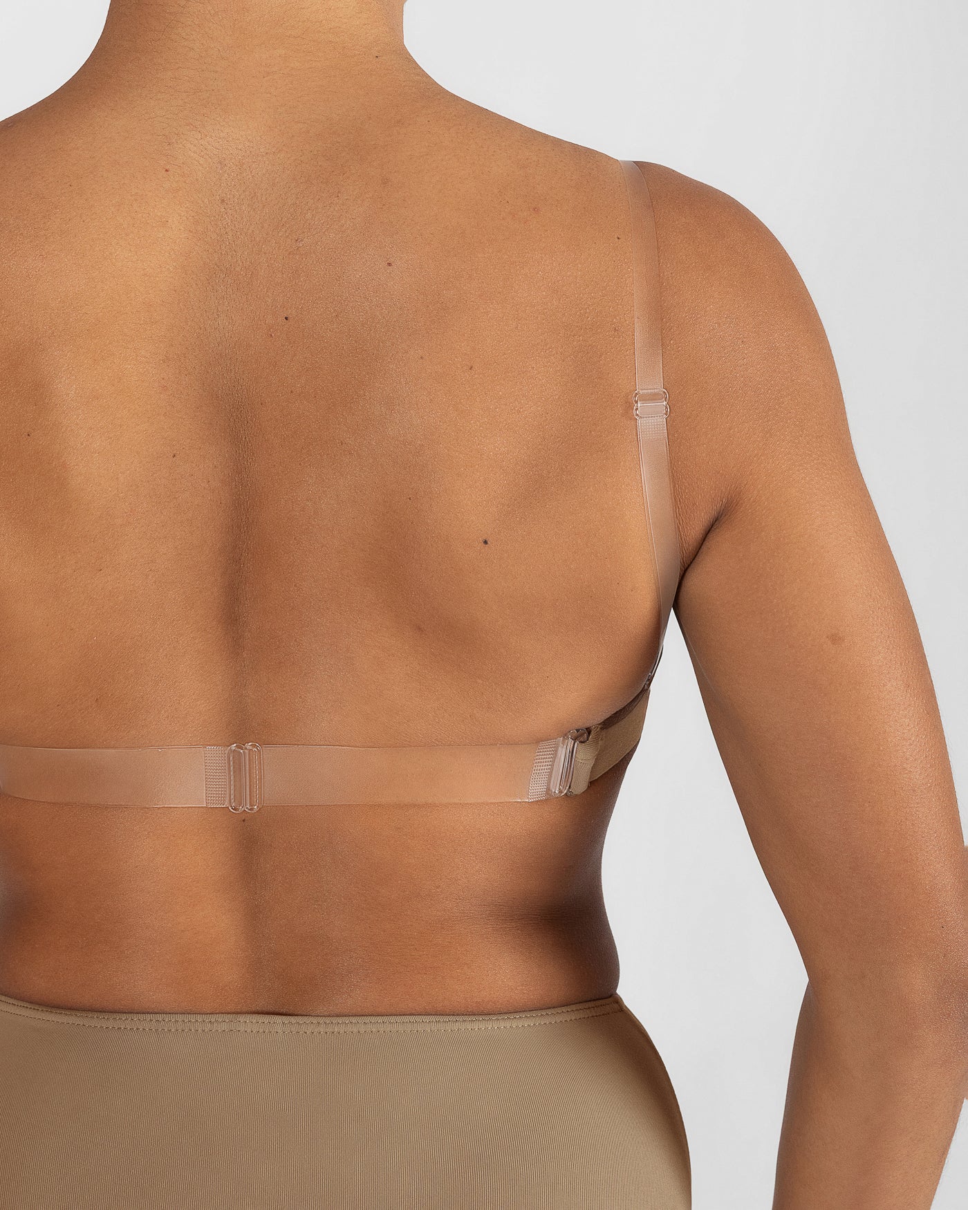 Clear Back Bra with Cups