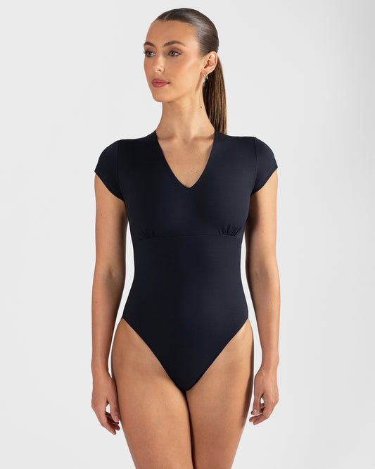 Kelly Cap Sleeve Leotard