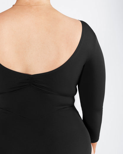 Veronica 3/4 Sleeve Leotard