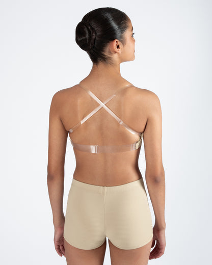 Clear Back Bra with Cups