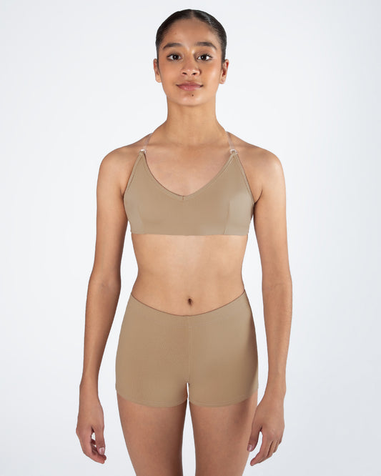 Clear Back Bra with Cups