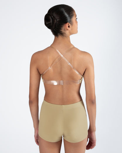 Clear Back Bra with Cups