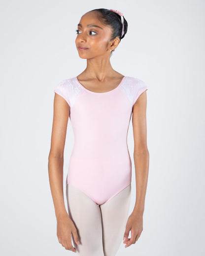Mila Cross-Back Lace Leotard