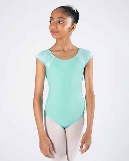 Mila Cross-Back Lace Leotard