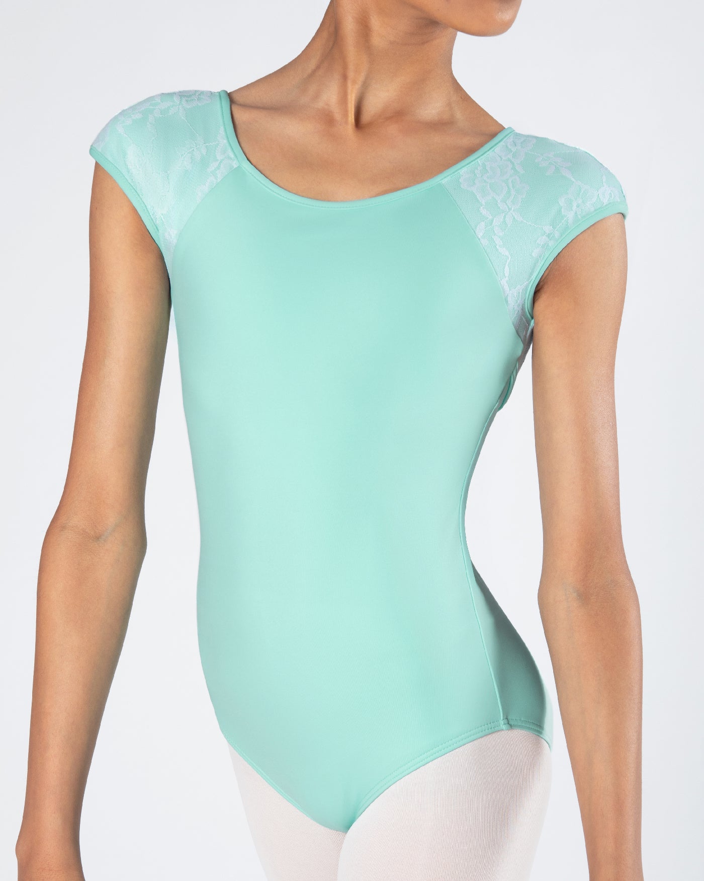 Mila Cross-Back Lace Leotard