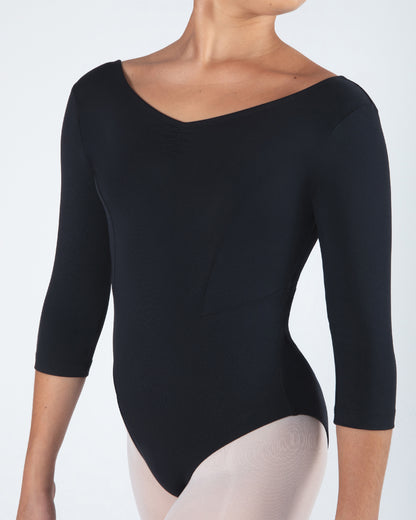 Veronica 3/4 Sleeve Leotard