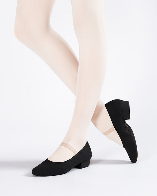 Canvas Character Shoe - Low Heel