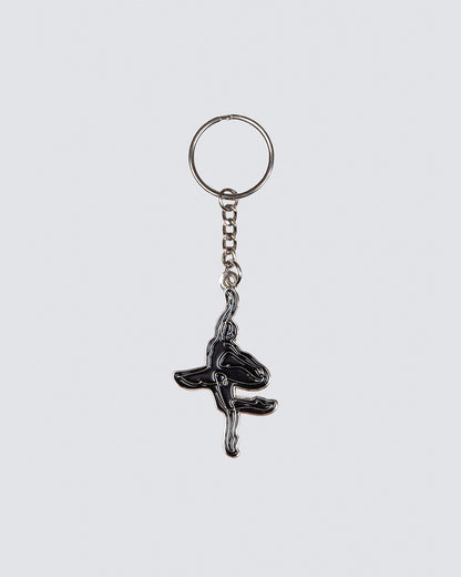 Ballerina Silhouette Key Ring