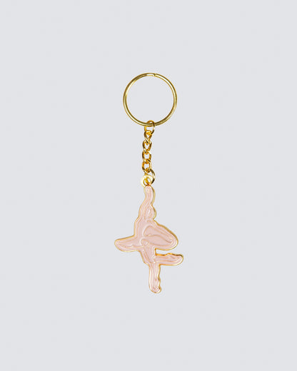 Ballerina Silhouette Key Ring