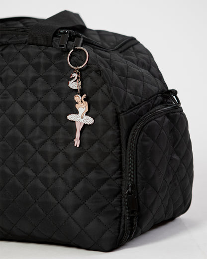 Swan Lake Key Ring - White