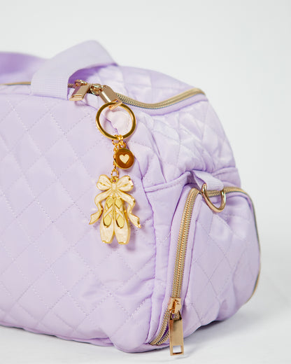 Pearlescent Pointe Shoe Key Ring