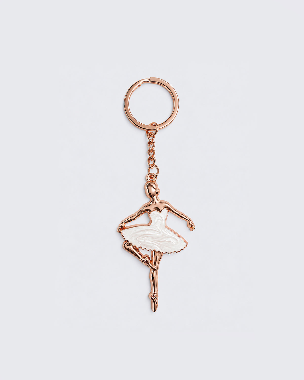 Pearlescent Ballerina Key Ring