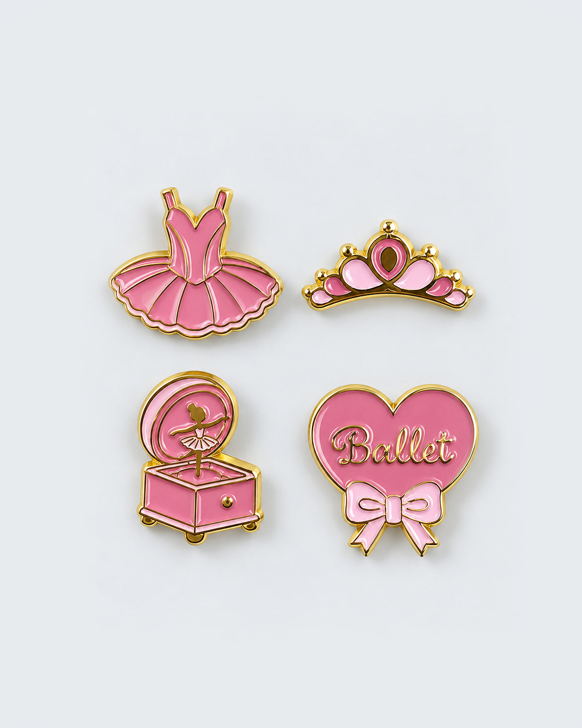 Ballet Enamel Pins - Set of 4
