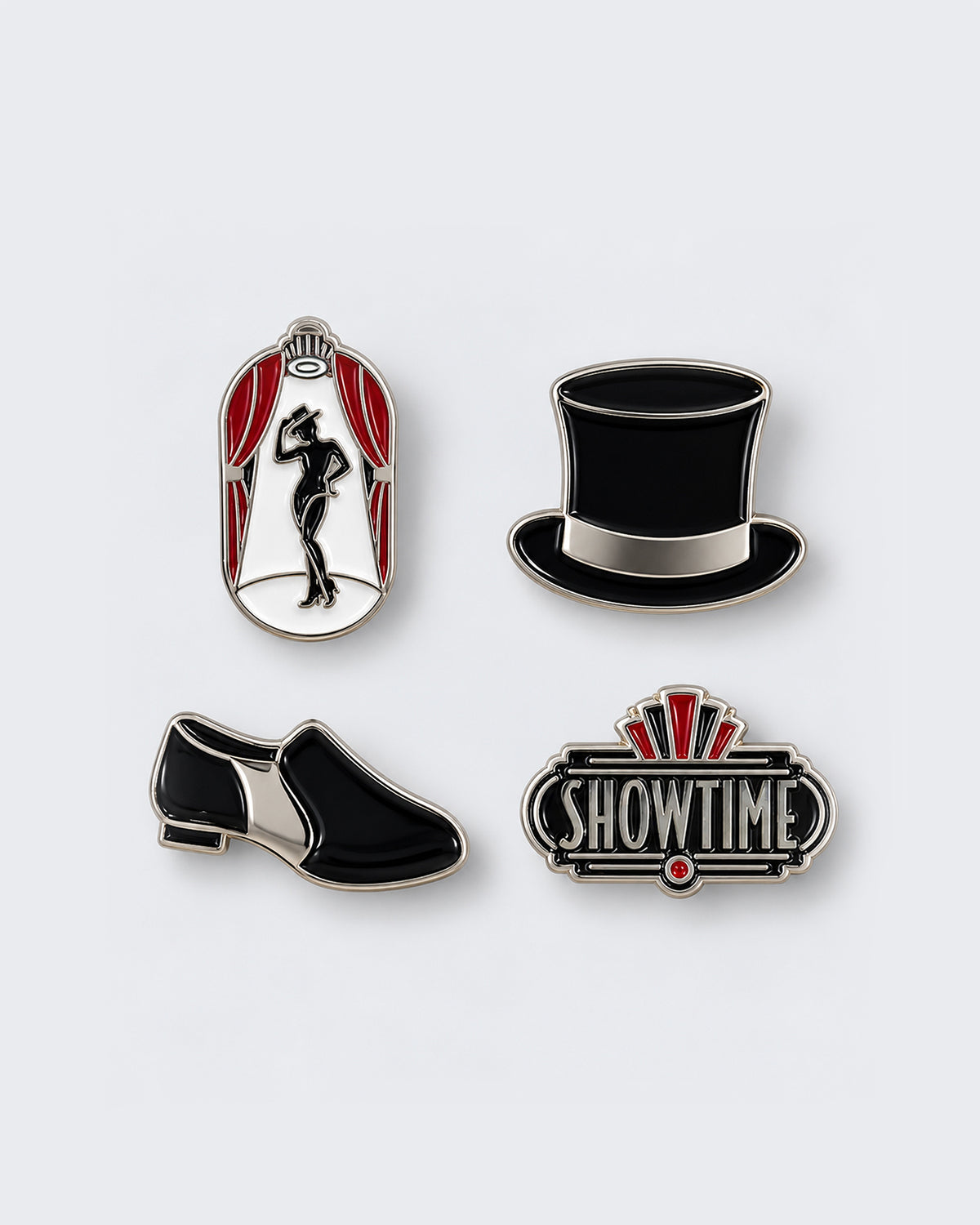 Jazz Enamel Pins - Set of 4
