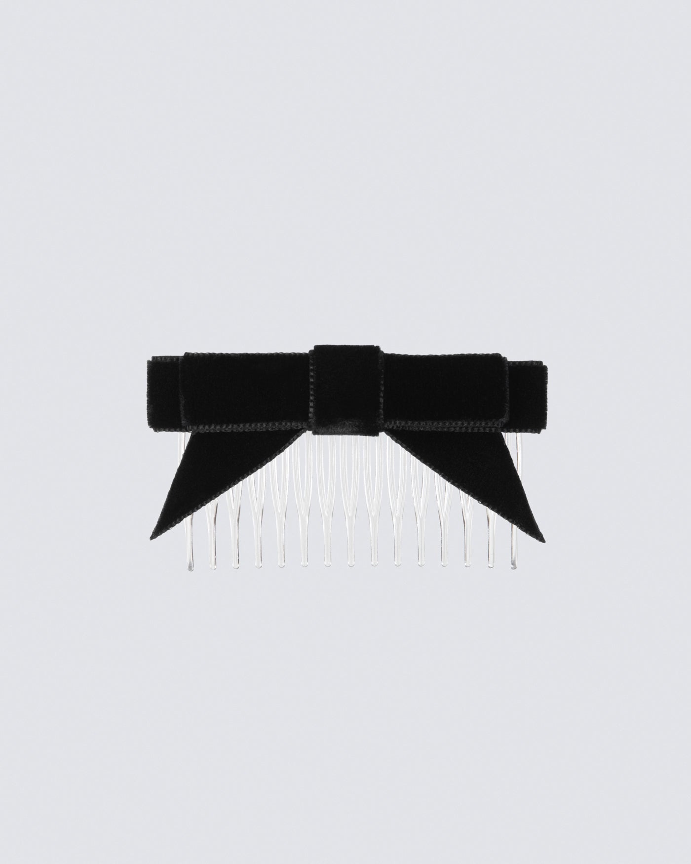 Velvet Hair Bow with Tails