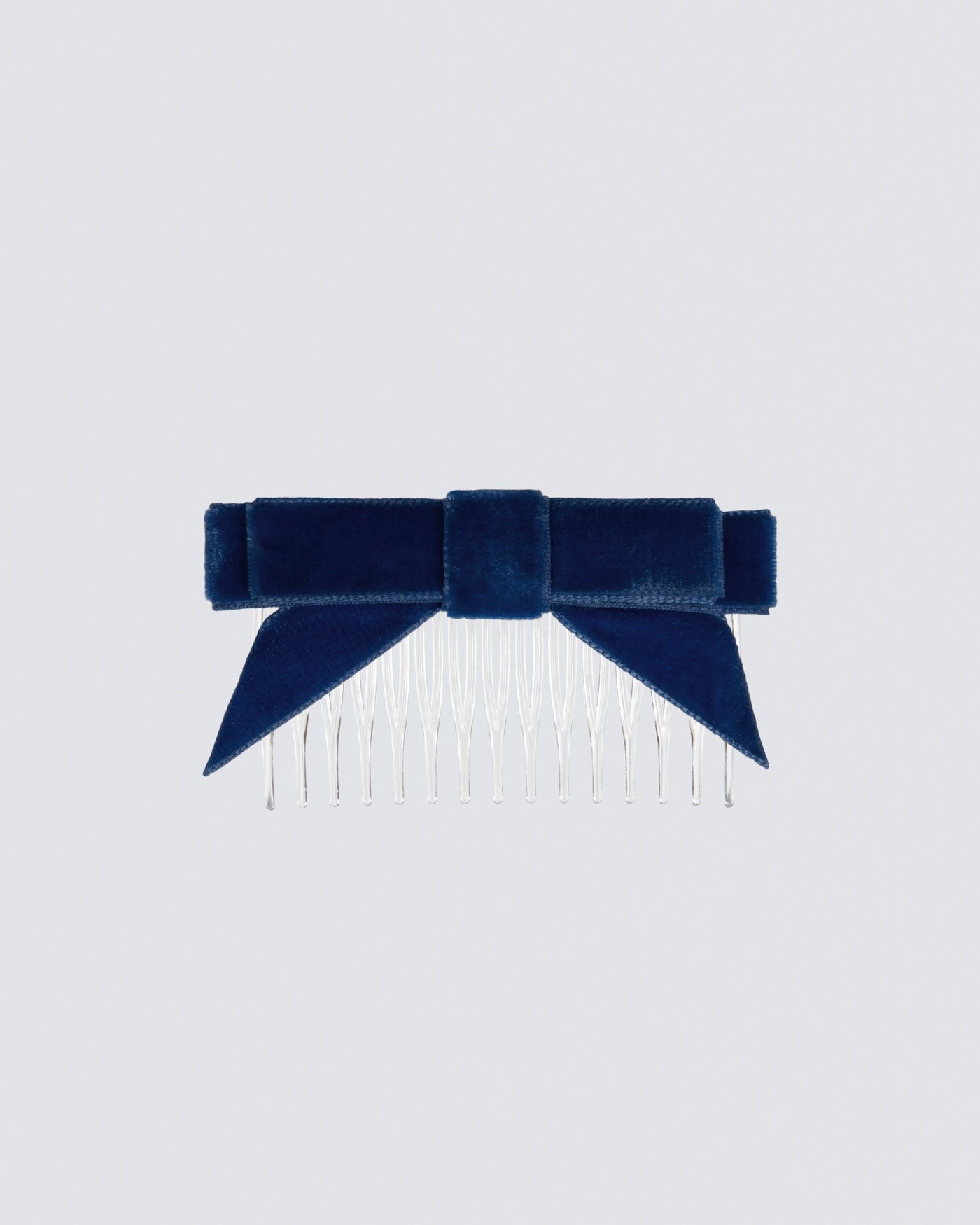 Velvet Hair Bow with Tails