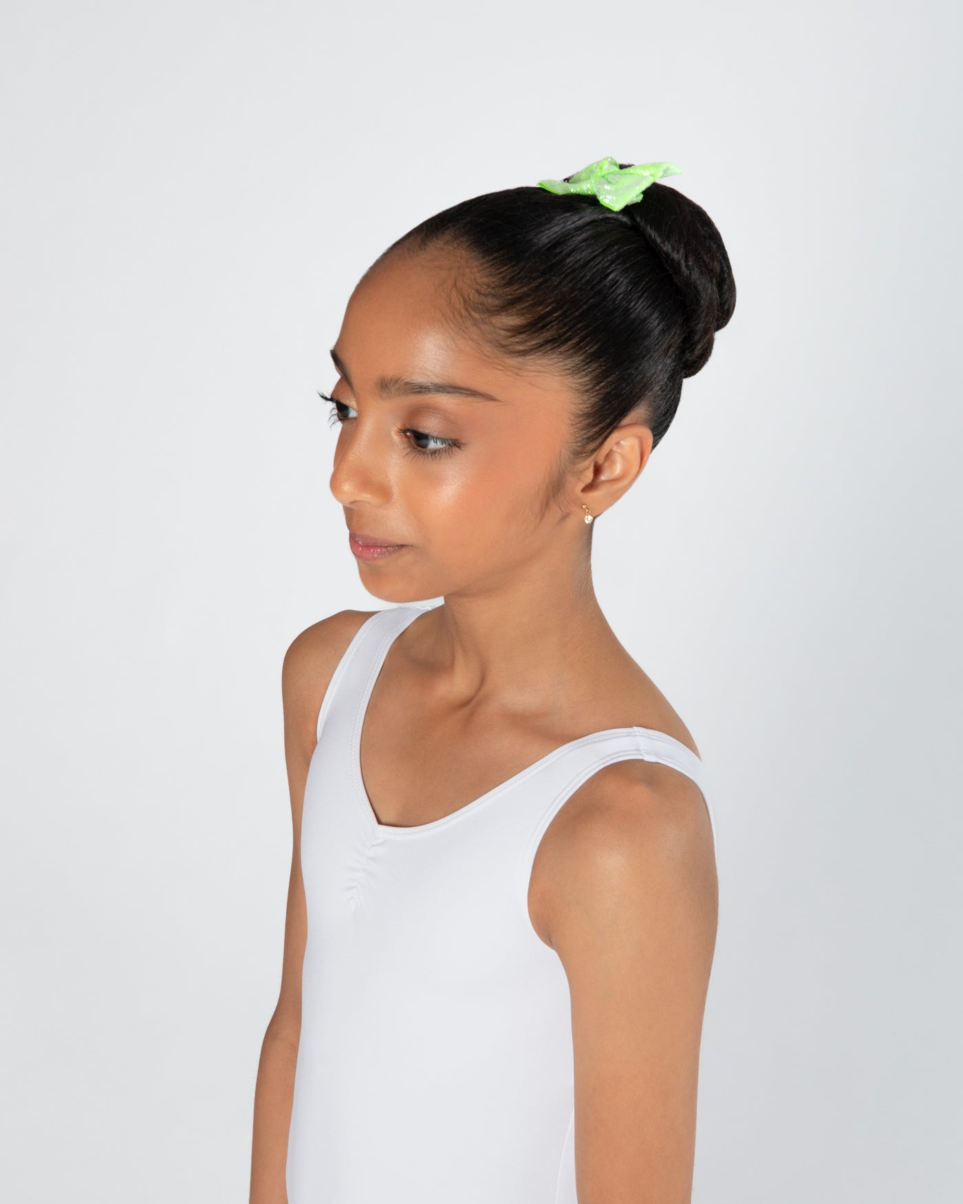 Frosted Glitter Hair Bow