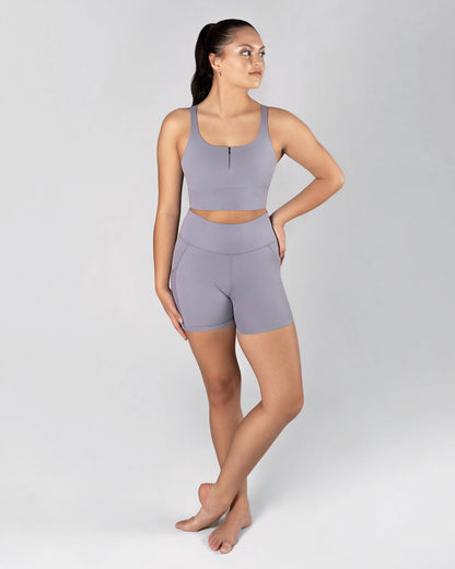 Elysia Zip Crop Top