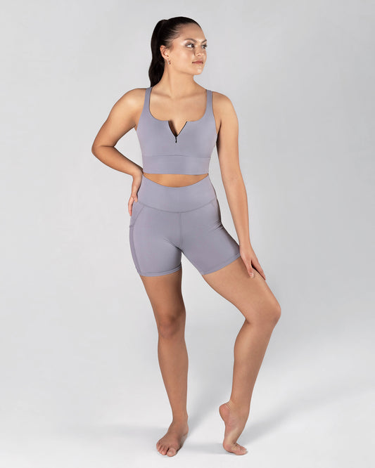 Elysia Zip Crop Top