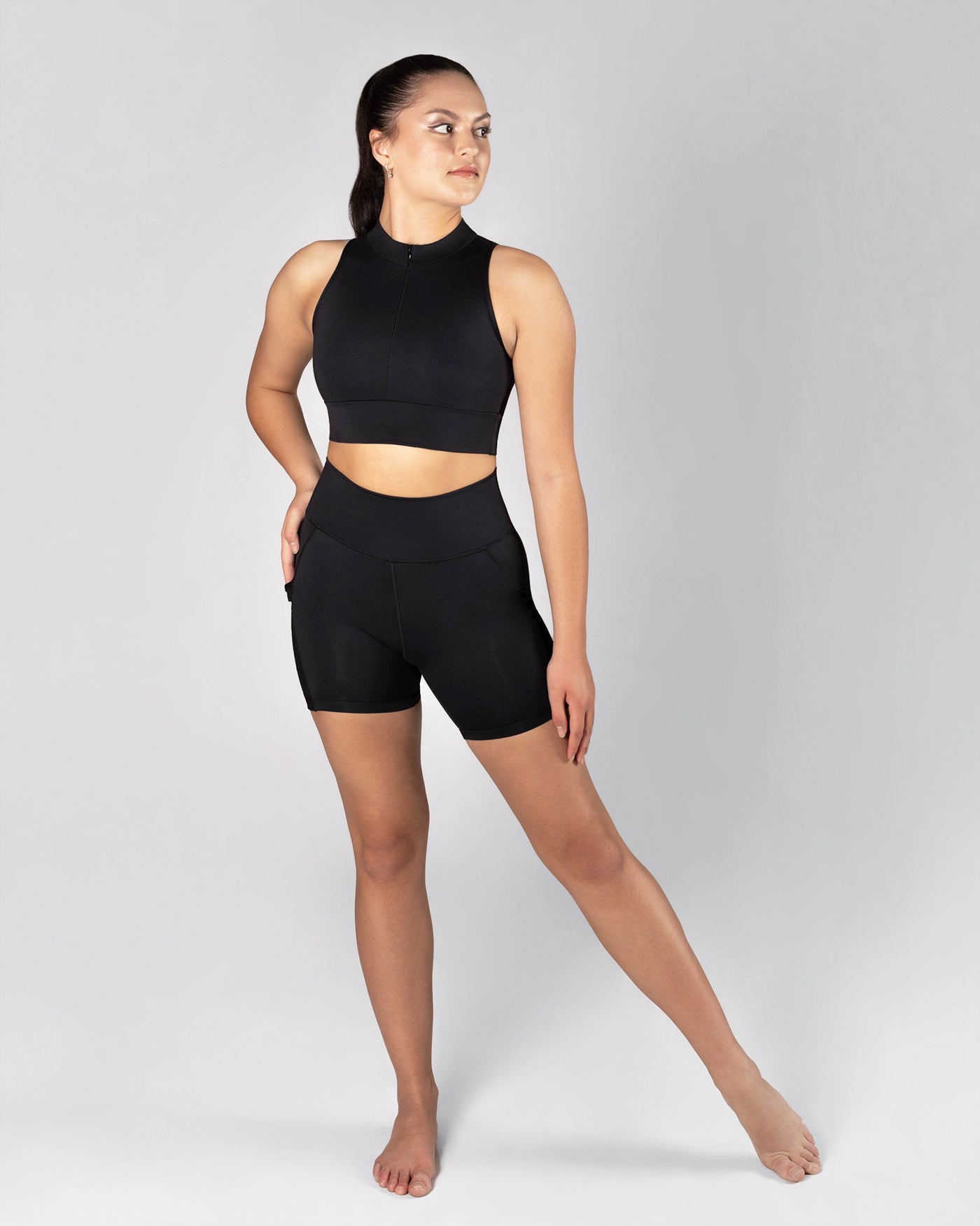 Kity Zip Crop Top