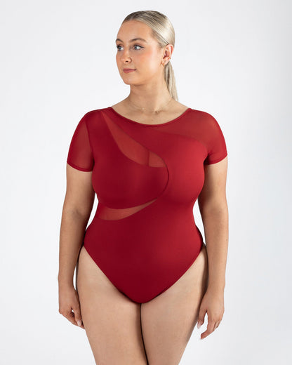 Delta Cap Sleeve Leotard