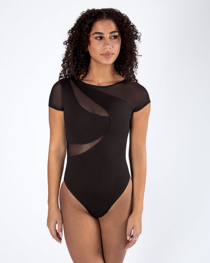 Delta Cap Sleeve Leotard
