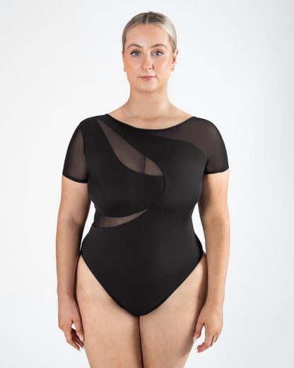 Delta Cap Sleeve Leotard