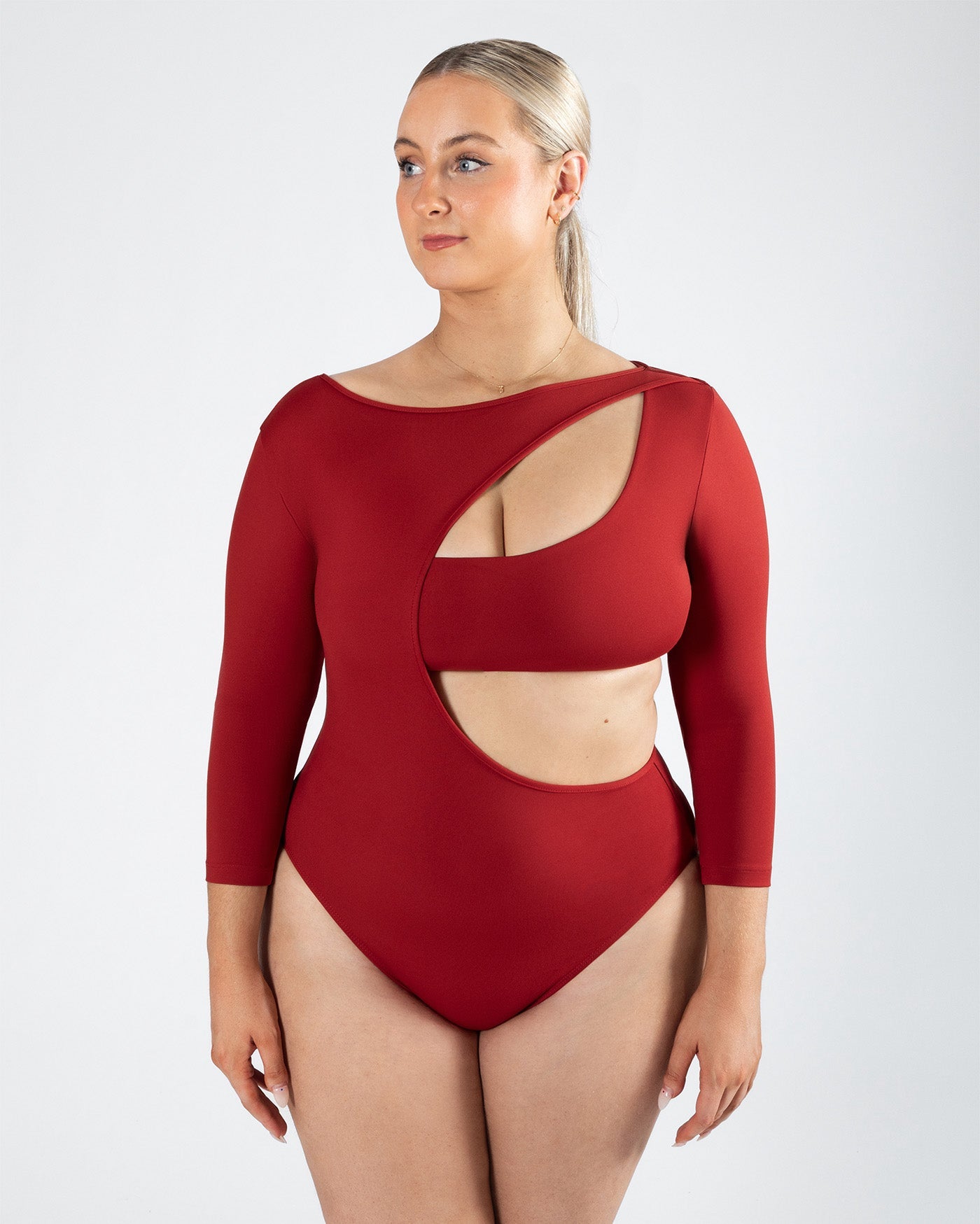 Xenia 3/4 Sleeve Leotard