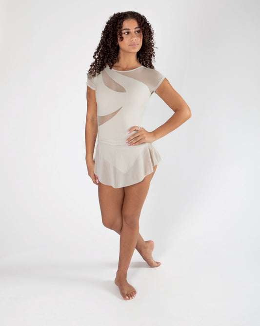 Natalia Mesh Split Skirt