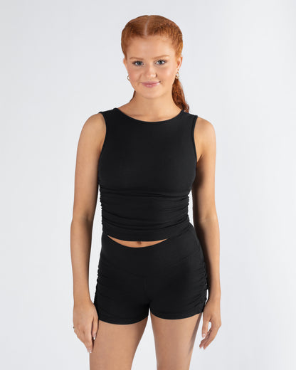 Madison Gather Crop Singlet