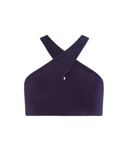 Lara Cross Neck Crop Top