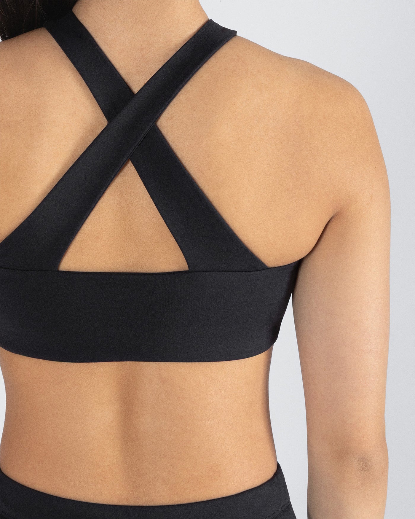 Lara Cross Neck Crop Top